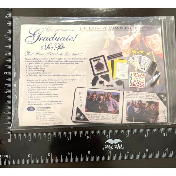 VCongratulations Graduate Snap Pack Creative Memories Collection Scrapbooking Ki - Picture 1 of 4